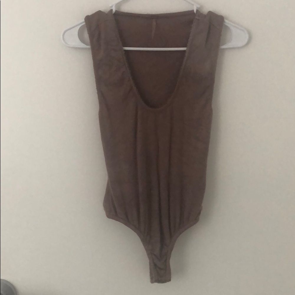Free People Mauve Bodysuit